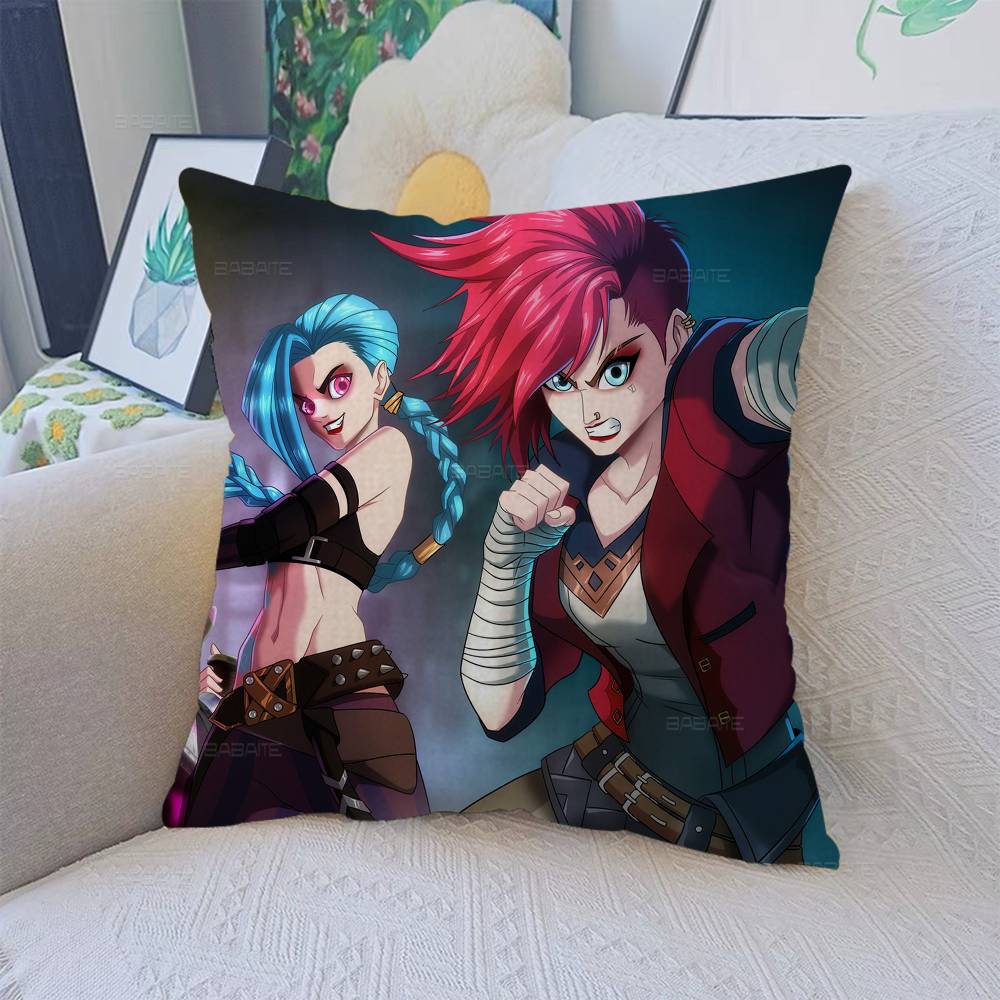 A-Arcane L-League Of L-Legends Pillow Cover Design Cushion Cover Decor Holiday Decorati