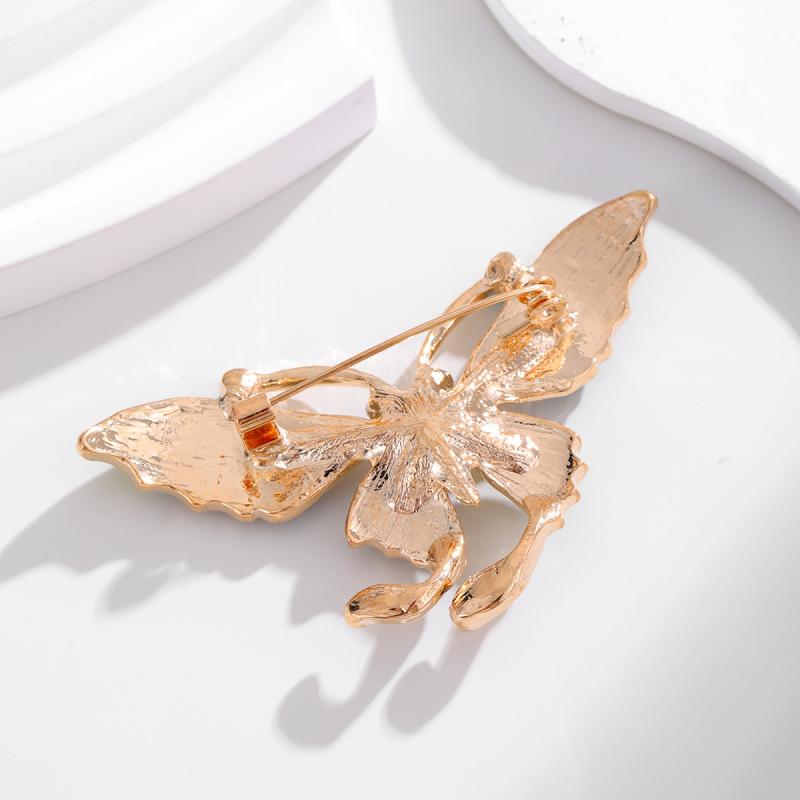 Fashion Enamel Butterfly Insect Brooches For Women Clothing Coat Jewelry Accessries Gifts