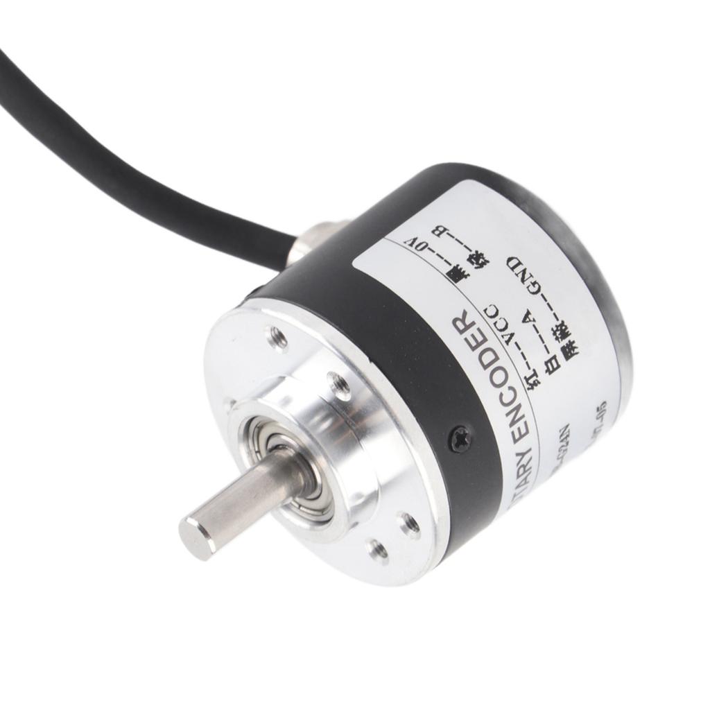 Industrial Automation Equipment 600P/R Magnetoelectric Incremental Rotation Encoder 5V‑24V  2‑Phases Shaft 6mm