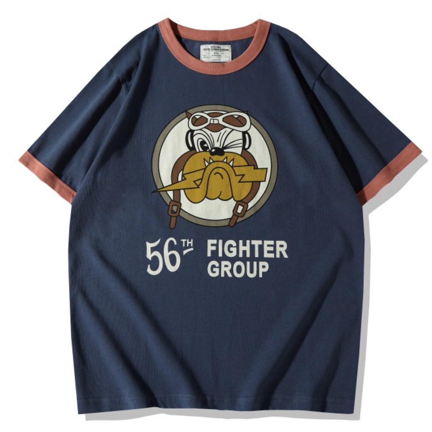 

Tsutaeru Vintage USAF Training Tee, American Vintage T-Shirt/Military Crew Neck, Men s and Women s Summer Top, Comfortable American Casual Style, Spri