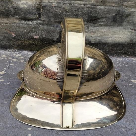 Hełm Wiktoriański Hełm Strażacki Merry Weather Hełm Szefa Straży Pożarnej Brytyjski Hełm Strażaka