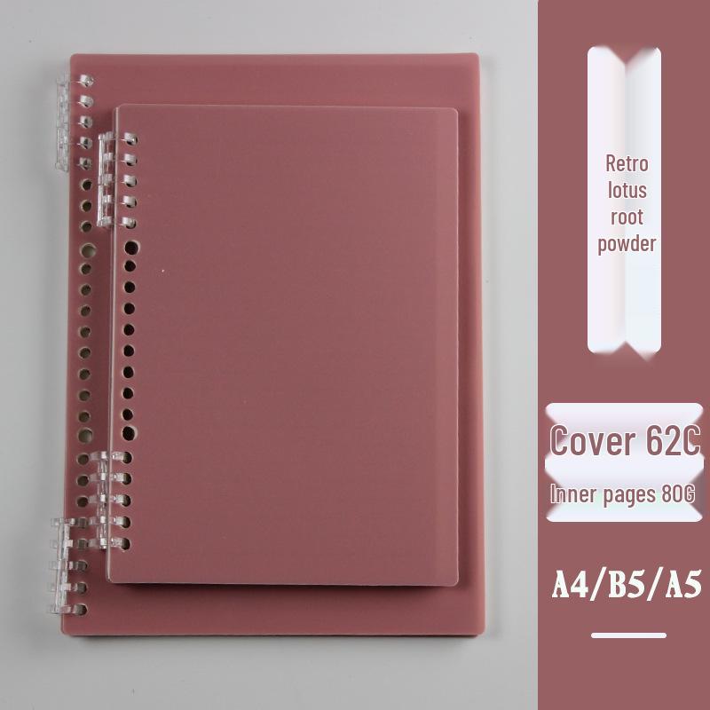 

Інноваційний Мінімалістичний Матовий Блокнот на Спіралі - Ніжний для Рук, Дизайн на Рознімних Листах B5