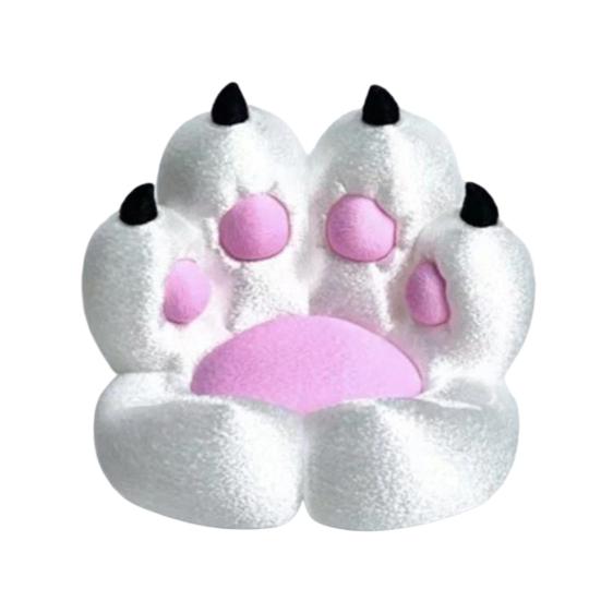 Cat Paw 3D Printed Phone Stand Desktop Holder for Cell Phone Tablet Foldable Portable Phone Mount for Office Home Travel A белый