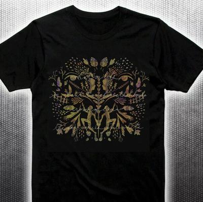 Fleet Foxes Chemise en Coton Noir Taille Complète S-5XL Unisexe T263
