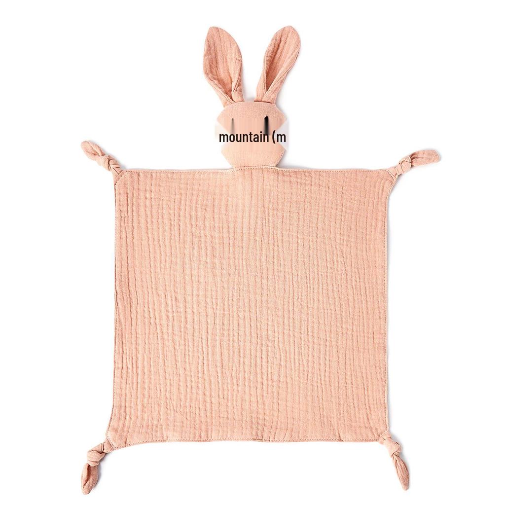 Cross-Border Baby Muslin Lion Comfort Blanket: Pure Cotton Sleep Companion Toy