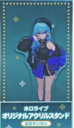 

Оригинальная акриловая подставка Suisei Hoshimachi Официальный мерч Family Mart Holo Mart Раннелетний Холо-фестиваль