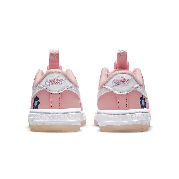 Nike Air Force 1 Toggle SE Low top Skateboard Shoes Pink White Infant And Toddler DB1819-600