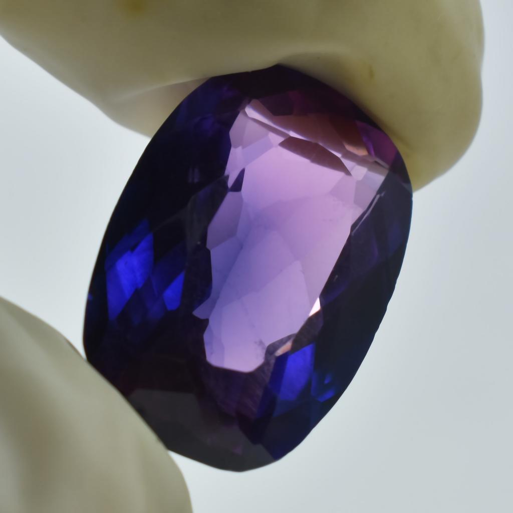 Natural Purple Sapphire Loose Gemstone Cushion Cut 10.45 Ct September Birthstone for Gem Collections