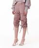 HETIT Shirred Nylon Two-Way Pants (Dusty Pink)