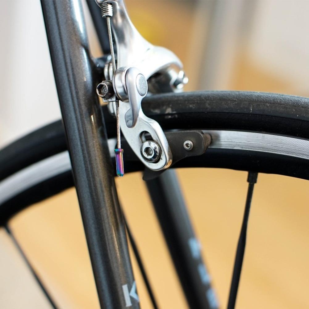 20pcs Bike Wire End Caps Aluminum Alloy Color Brake Shifter Inner Cable Tips Replacement Cycling Equipment Accessories