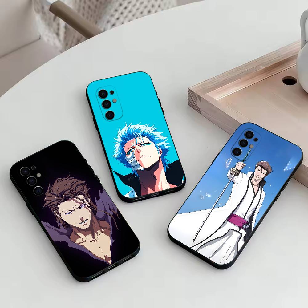B-Sousuke Aizen Bleach Handyhülle Für Samsung S25,S24,S21,S22,S23,S30,Ultra,S20,Plus,Fe,Lite,Note,10,Schwarze Hülle