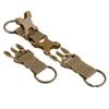 Nylon Webbing Outdoor Molle Clip Quick Release Camping Keychain Holder Durable   Hiking Climbing