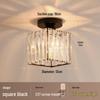 Crystal Ceiling Light for Modern Spaces - Elegant, Simple, Nordic Design for Corridors, Balconies, Entrances, and Bedrooms