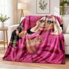 Lady Gaga Flannel Throw Blanket Soft Warm Cozy For Sofa Bed Indoor Home Bedroom Use
