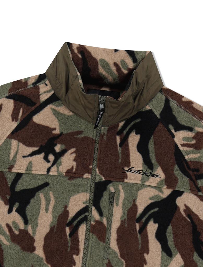 Yeseyesee Y.E.S Fleece Full Zip Jacket Camo