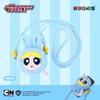 Powerpuff Girls Bunny Costume Mini Shoulder Bag with Bubble Earphone Case & Plush Pendant