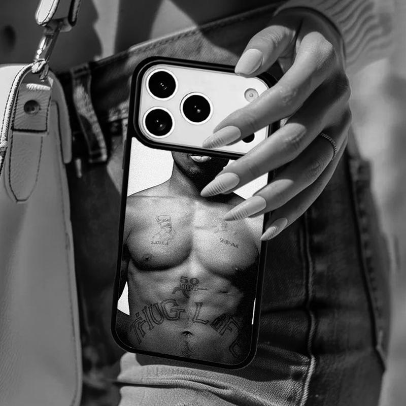 2Pac Tupac Shakur Signed Rap Rapper Phone Case For iPhone 17 Air 14 15 13 12 Max Cover For Apple 15 16 16e 11 Pro Max Plus Coque
