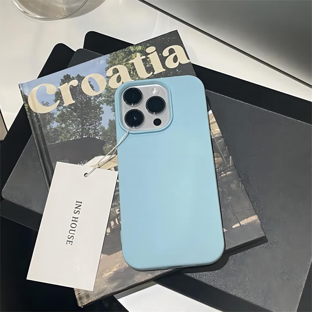 Soft Ultrathin Candy Color Matte Phone Case For iPhone 11 12 13 14 15 16 Pro Max 14 Plus Silicone Shockproof Bumper Back Cover