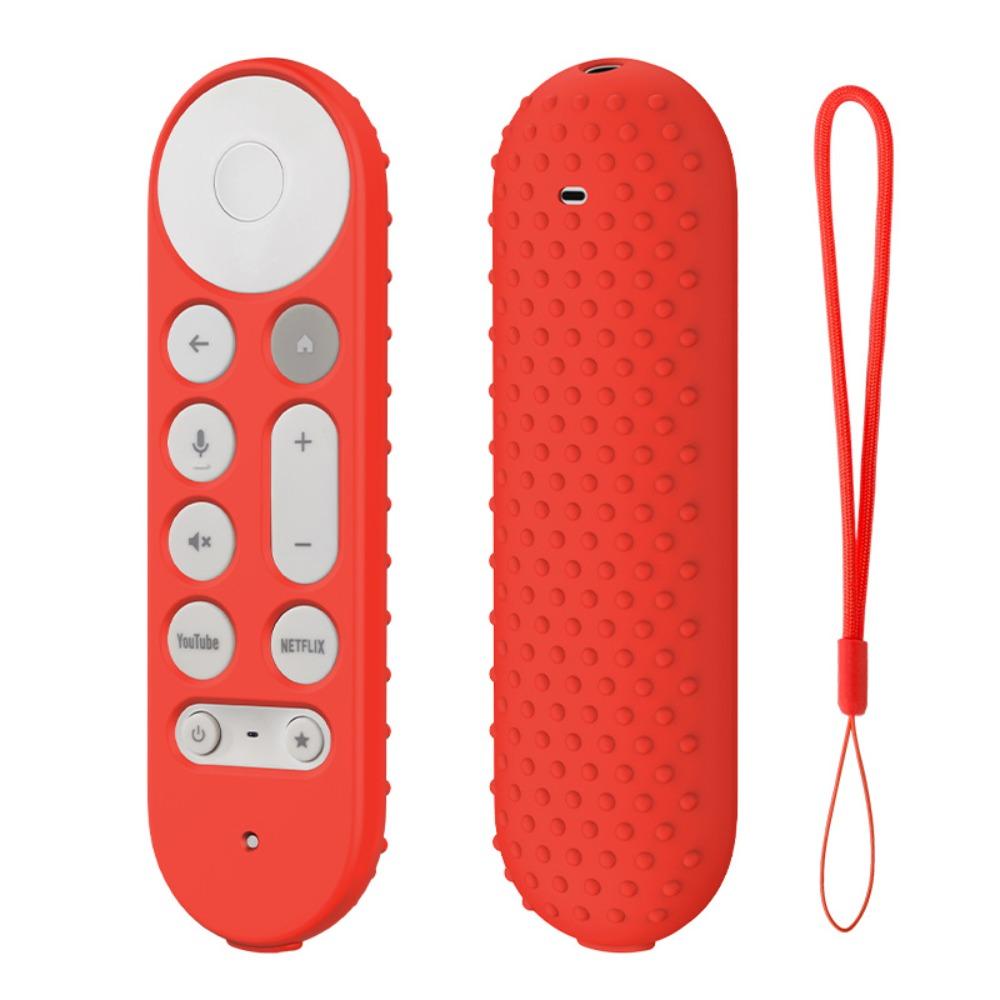 Silicone Remote Controller Cover Anti-scratch Remote Protective Case for Google TV Streamer 4K 2024 Voice Remote Control