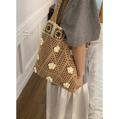 Fashion Large-capacity Underarm Woven Bag Women's  New Fashion Bag Versatile Shoulder Tote Bag