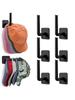 Wall Mounted Storage Shelf with Hooks - 6 Pack for Kitchen Bathroom Entryway