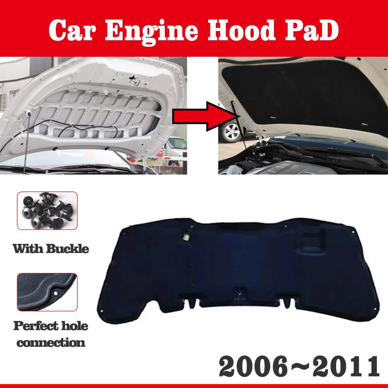 For Honda Civic 8th Gen Accessories MK8 2006-2011 Car Engine Hood Sound Mat Front Heat Insulation Cotton Cover Car Accessories