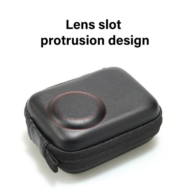 Mini Bag Case for Action 5pro/4/3 Camera with Rubber Lens Caps Cover Portable Storage Box Accessory