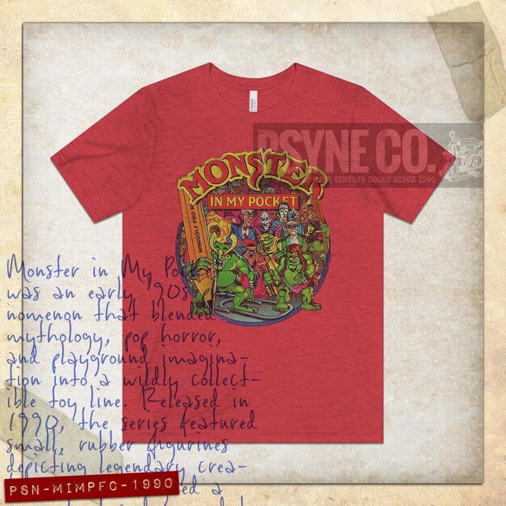 

Monster in My Pocket Fight Crew 1990 Vintage Men s T shirt S