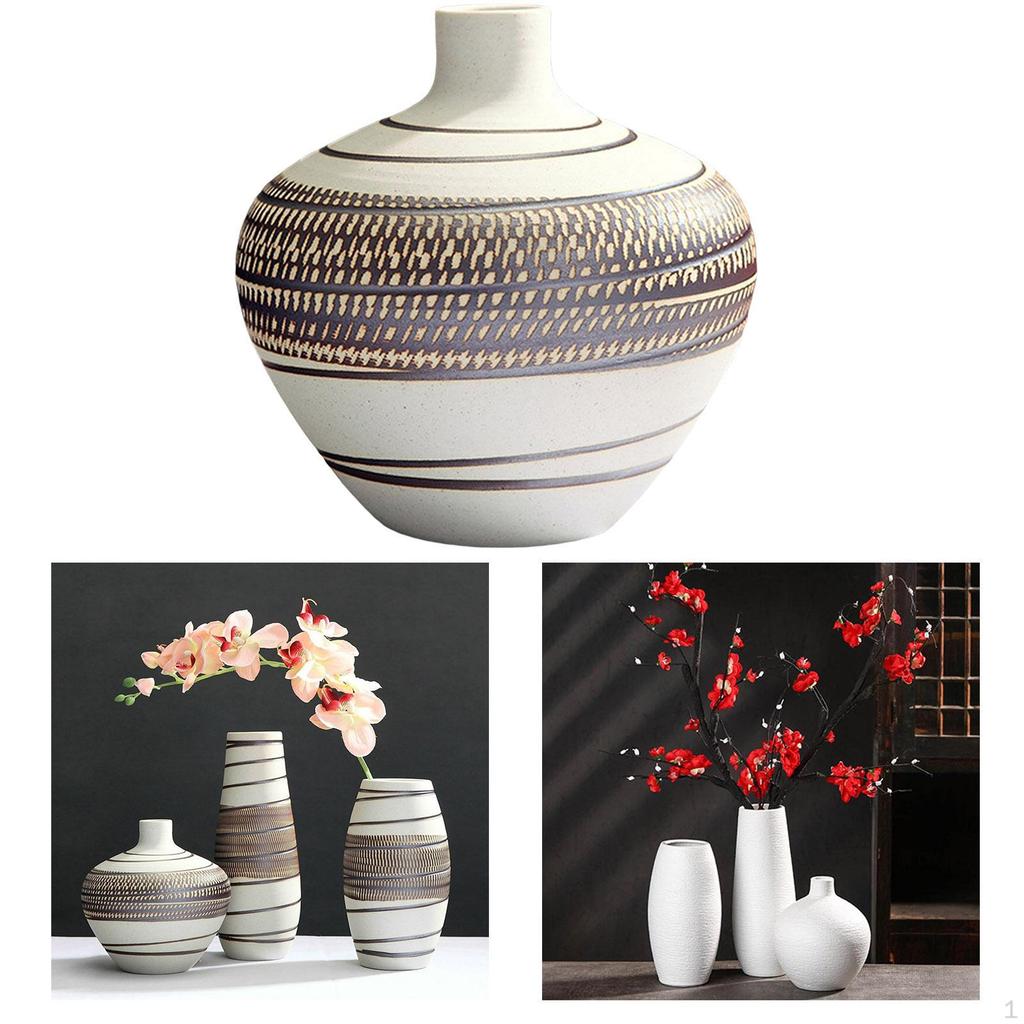 Ceramic Flower Vase Home Decor and Table Centerpieces Gifts for Family, Christmas, Wedding,