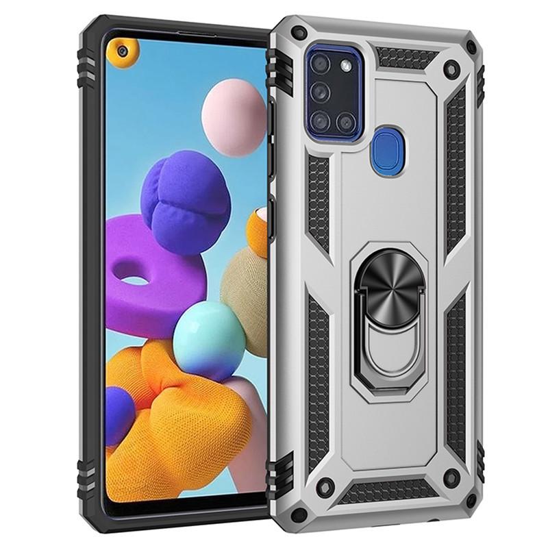 For Samsung Galaxy A21S A12 A52 A72 A03S A02 Armor Car Ring Magnetic Case For A41 A51 A71 A12 A32 A42 M32 A10 S A20 A30 A50 A70
