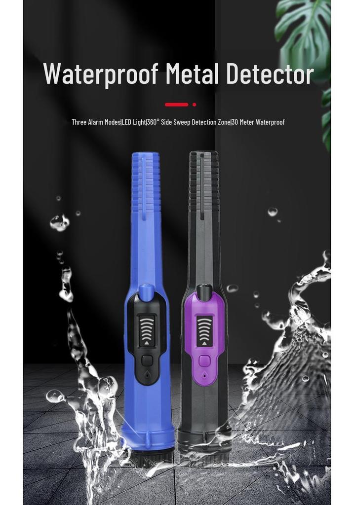 High Sensitivity Waterproof Metal Detector for Outdoor Treasure Hunting