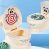 Two Person Interactive Catapult Throwing Toilet Bowl Battle Tabletop Coordination Parent-Child Game Catapult Toy