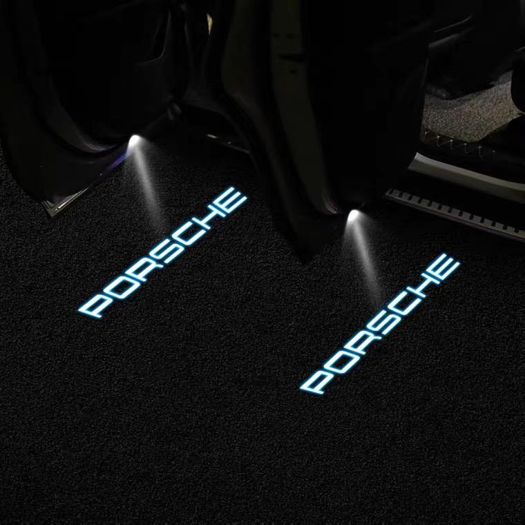 2PCS For Porsche Panamera 970 Boxster 986 987 911 997 LED Car Door Light Courtesy Icon Projector Welcome Lamps