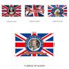 Königin 70. Jubiläum Elizabeth II Flagge Union Jack Wandteppich Premium Qualität Polyestermaterial 90*150cm