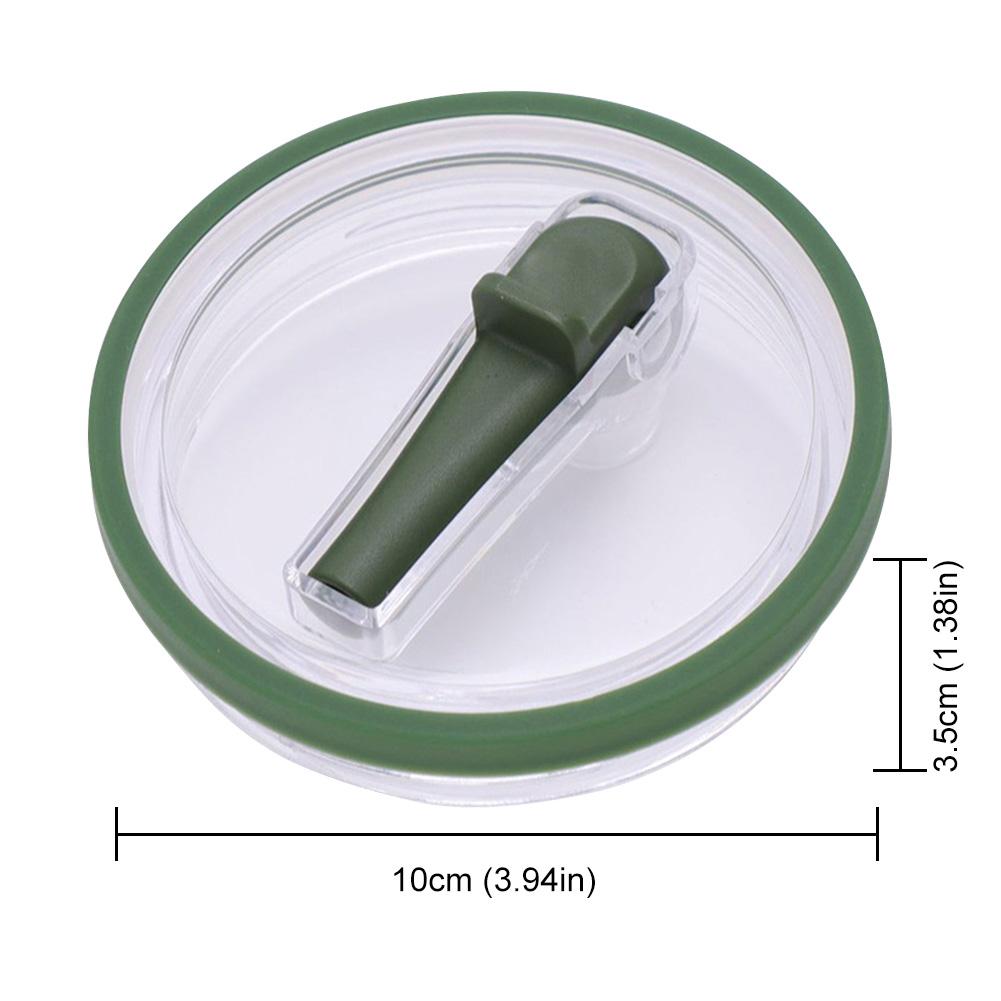 40Oz Tumbler Flip Straw Lid Replacement Spill Proof Cover Resistant Tumbler Flip Straw Cover Cap Water Bottle Cup Accessories