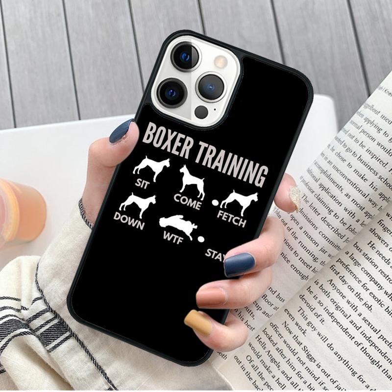 Life is better with a boxer dog Phone case  For iPhone 17 Air 16 15 14 11 12 13 Pro MAX Plus cover shell coque