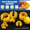 AC Line Manual Tool Set Removal Tools Fuel Line Remover Connector 16pcs Car Air Conditioning Pipe Quick Disconnect Tools Kit