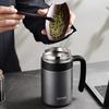 Supor 316 Stainless Steel Insulated Tea Mug with Handle & Infuser