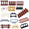 City Accessories Building Blocks DIY Fence Railing Ladder Garden Castle Farm Decorations MOC Educational Bricks Kids Toys