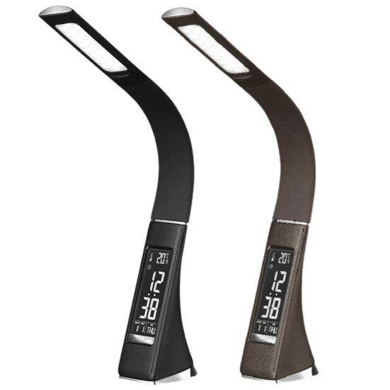 Lampă de masă LED Reglată luminozitate la atingere Controlul pâlpâirii Protecție gratuită a ochilor Design ecran digital Lumină albastră