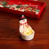 Christmas Snowman Candlestick Tea Lamp Candlestick