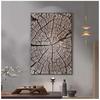 Abstract Wood Log Tree Rings Posters Wood Grain Rings Tree Ring Radial Lines Farmhouse Canvas Painting Pictures Home Decor