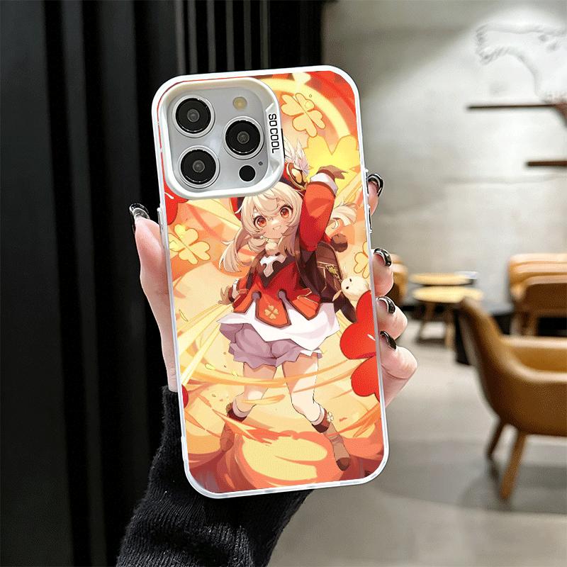 Genshin Impact Klee Shockproof Phone Case for iPhone 17 Air 16 16E 15 Pro Max 14 Plus 13 Mini 12 Back Cover Anti Fall Fundas