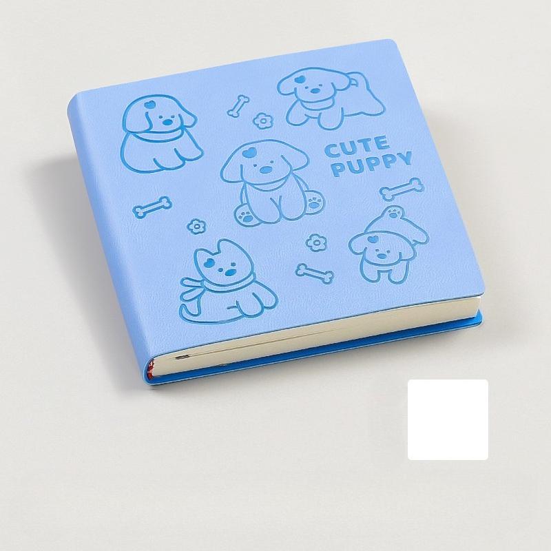 Square Notebook Small Book Cartoon Square Square Book Portable Mini Pocket Book Stamped Book Girl Heart Diary