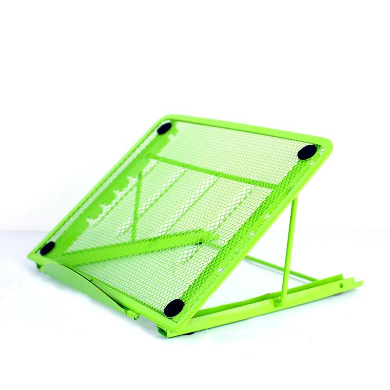 1Pc Laptop Holder, Copy Rack, Six-gear Adjustable Heat Dissipation Folding Flat Bracket, Wrought Iron Bracket