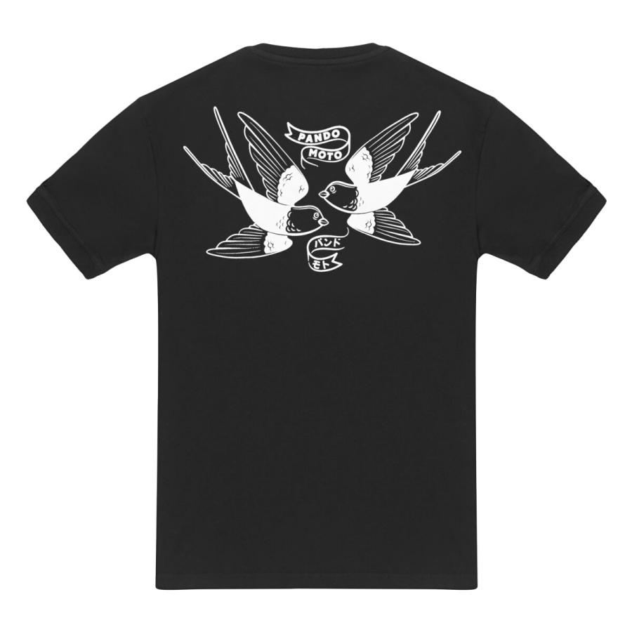 T-Shirt Pando Moto Mike Tokyo Motorrad Sommer Luxusmarke Baumwolle Herren- und Damen-T-Shirt Motorrad Kurzarm