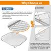 SUS304 Air Fryer Accessories Cooking Rack for Ninja Crispi FN101/FN103/FN100/Pro AS101 Baking
