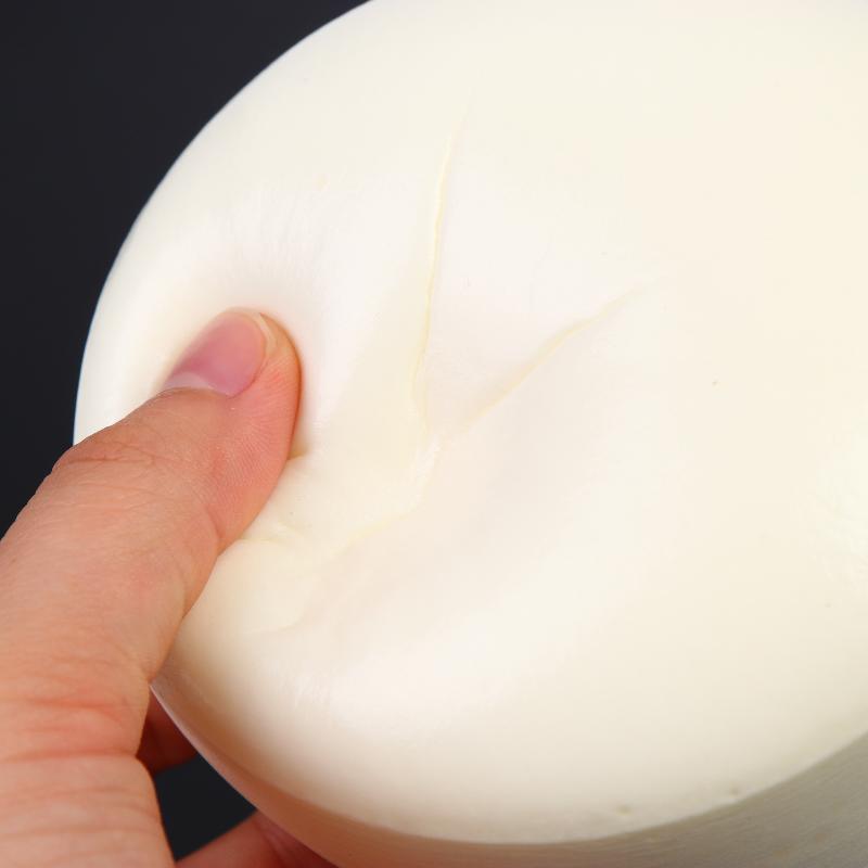 1Pcs Cute Milky White Squeeze Finger Toys Milk Cake Squeeze Taba Soft Toy Stress Relief Props Girl Birthday Gift