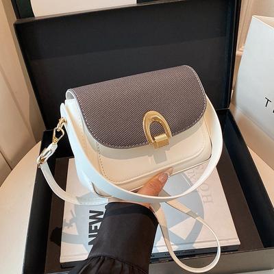 Retro Niche Underarm Bag Women's New Trendy Fashion Saddle Bag Simple and Versatile Shoulder Messenger Bag