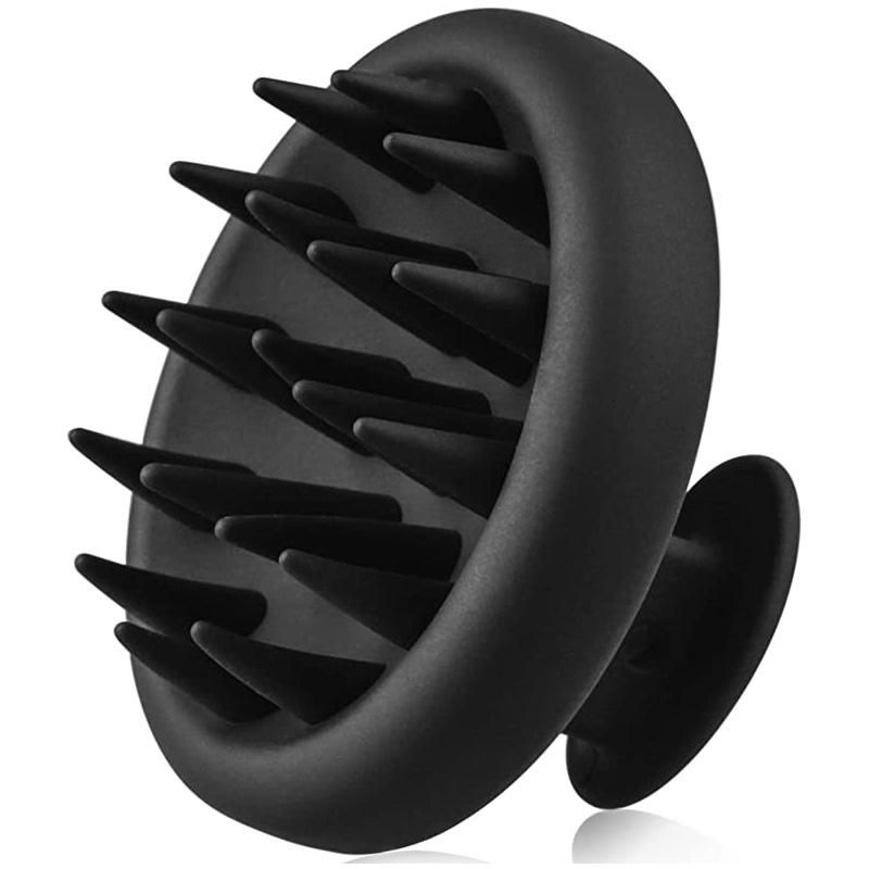 Full Silicone Scalp Massage Shampoo Brush,Head Scrubber with Soft Bristles,Women/Children Hair Comb Hairbrush